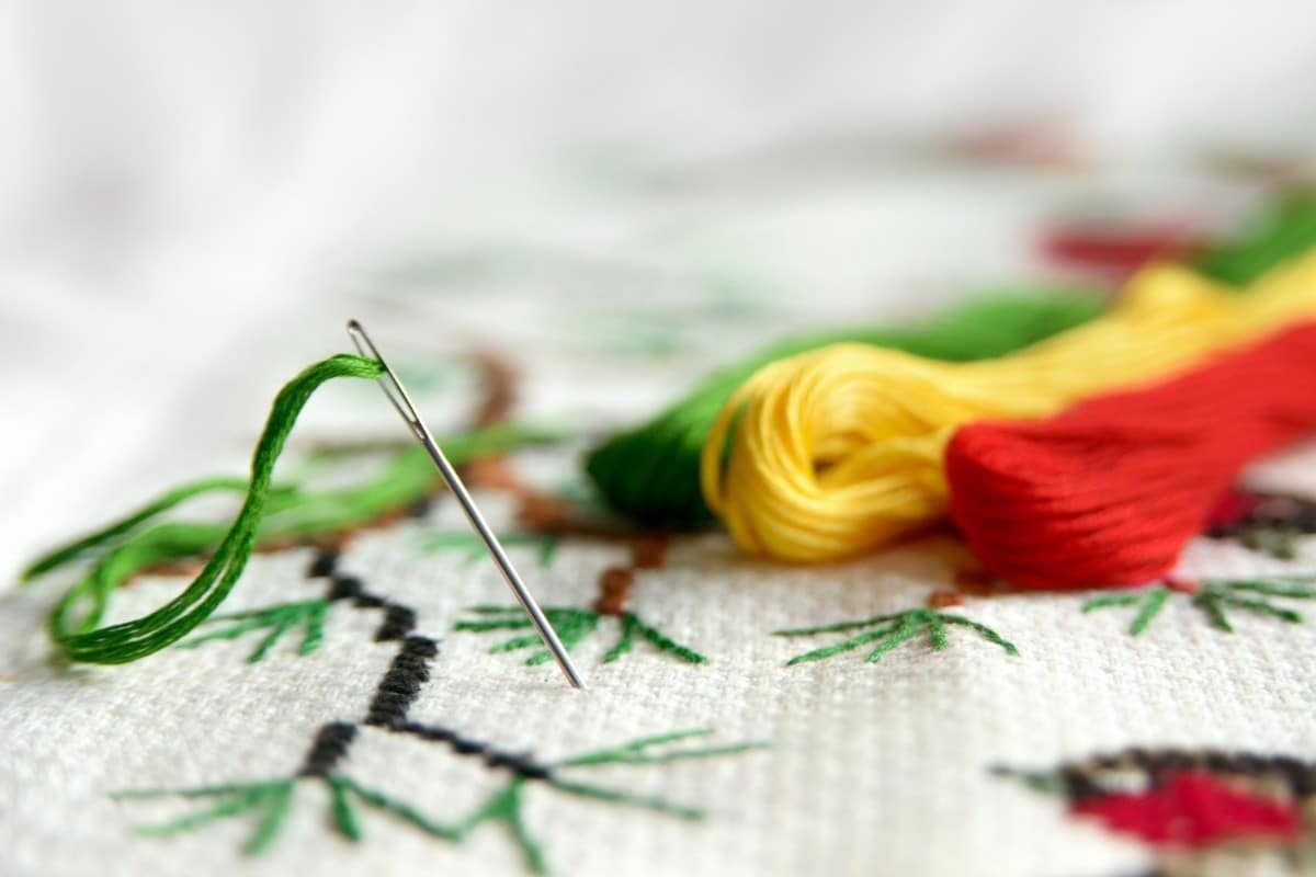 Complete Guide to Needlepoint vs. Cross Stitch - shelf